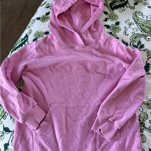 Hanna Andersson Pink Hooded Pullover Sweatshirt
